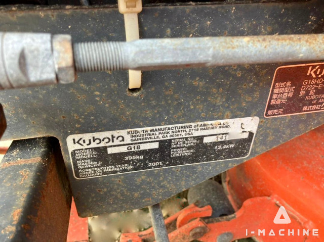 KUBOTA G18HD-J