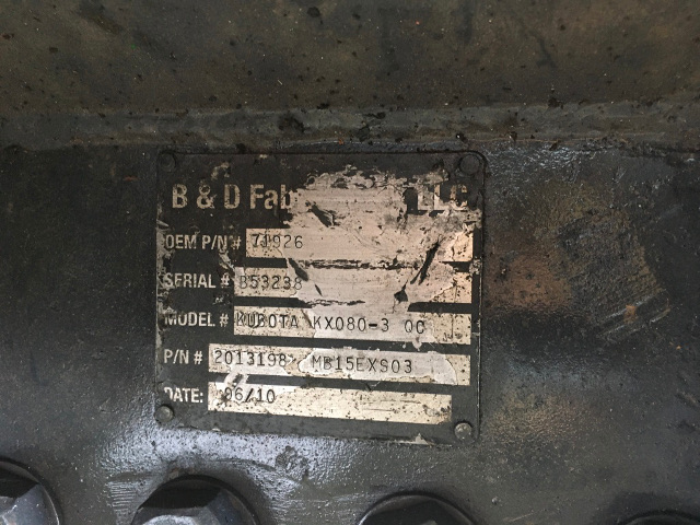 KUBOTA KX080-3 QC