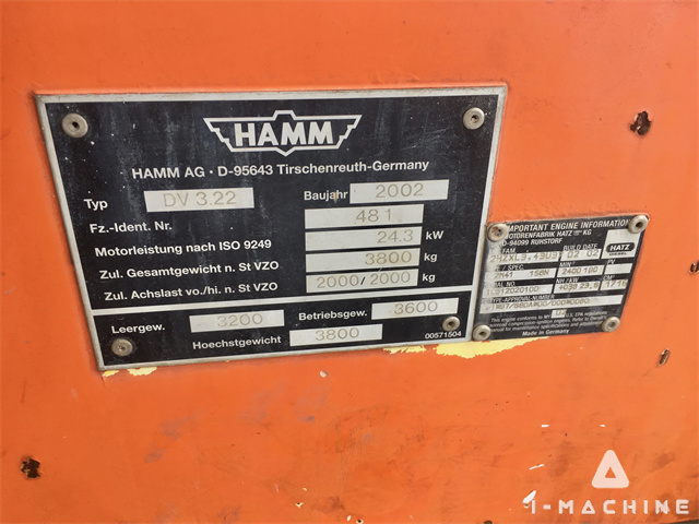 HAMM DV3.22